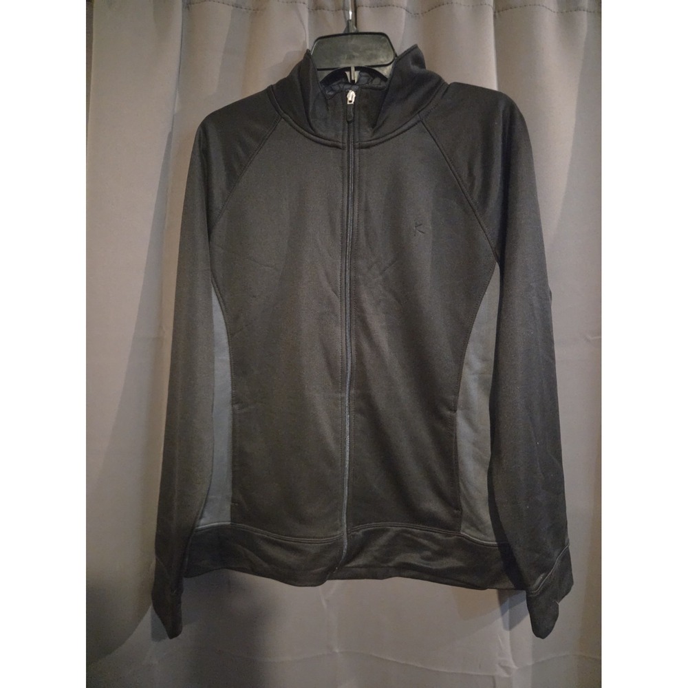 Danskin Now Women's XL Black Zip Up Jacket AthLeisure